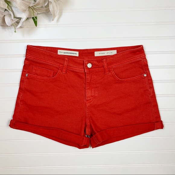 Anthropologie Pants - Pilcro And the Letterpress | Hyphen Red Shorts